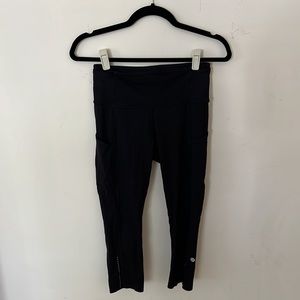 Lululemon black Capri workout